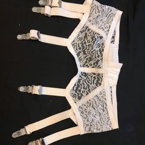 White garter belt